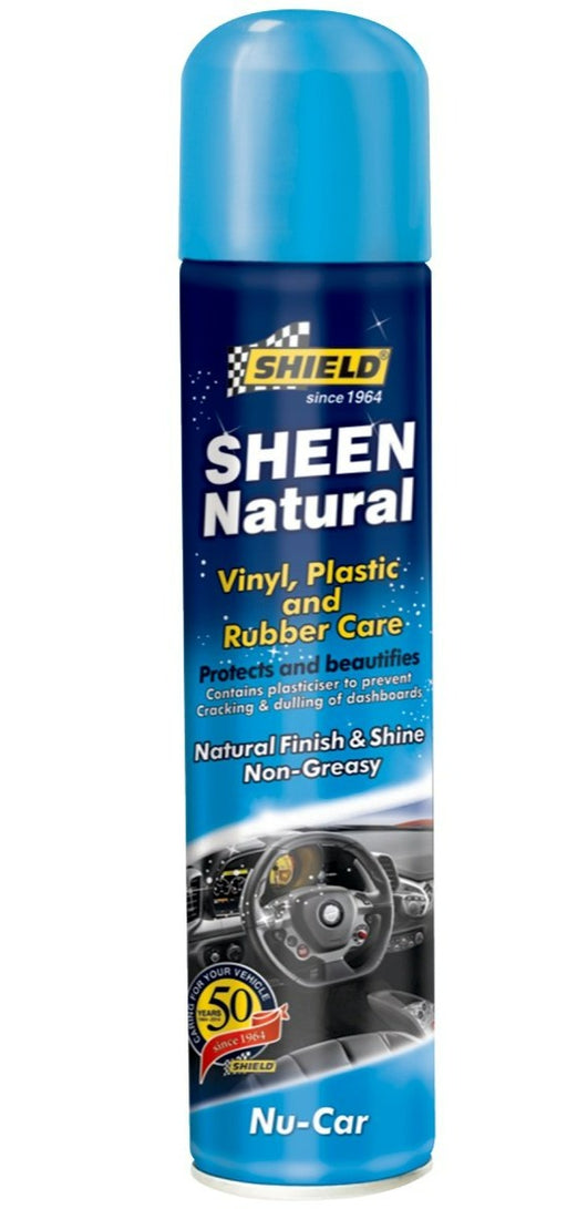 SHIELD SHEEN VINYL, PLASTIC, RUBBER CARE 200ML NATURAL NU CAR HSB Trading Online Store