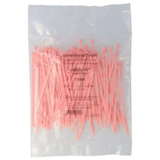 HELLERMANNTYTON PINK CABLE TIE 100 X 2.5 HSB Trading Online Store