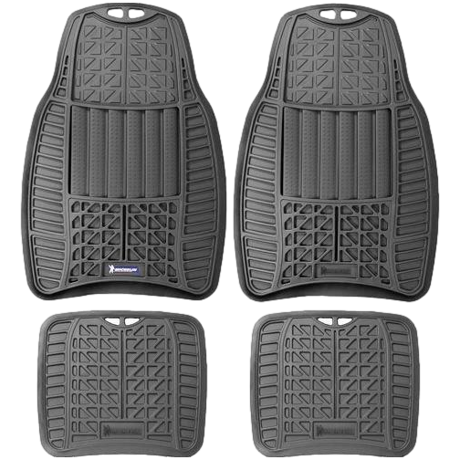 MICHELIN RUBBER BLACK MAT SET FRONT AND REAR 4 PIECE HSB Trading Online Store