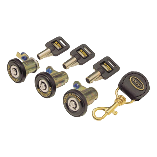 AUTOGEAR 3 DOOR LOCK SET WITH KEY RING HSB Trading Online Store
