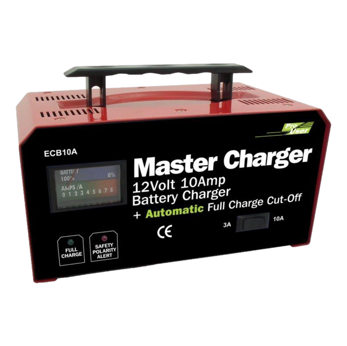 PRO USER METAL BATTERY CHARGER 10A 12V HSB Trading Online Store