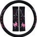 AUTOGEAR PINK BUTTERFLY STEERING WHEEL COVER HSB Trading Online Store