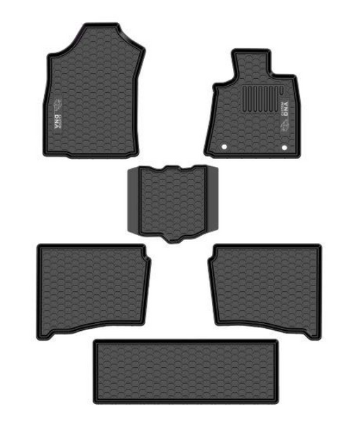 Custom Fit Rubber Mat Set - Toyota Fortuna Automatic GD6 2015+ Black - HSB Trading Online Store