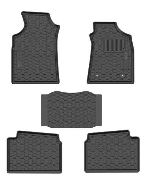 Custom Fit Rubber Mat Set - Toyota Hilux Extended Cab Manual 2011-2016 - HSB Trading Online Store