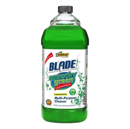 SHIELD BLADE SQUEAKY GREEN SPRAY CLEANER 2L HSB Trading Online Store