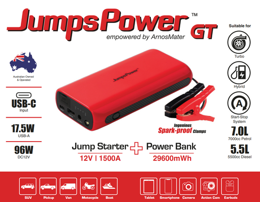 Jumps Power GT - Jump Starter - HSB Trading Online Store