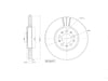 Motopart Brake Disc MVD4397 Motopart