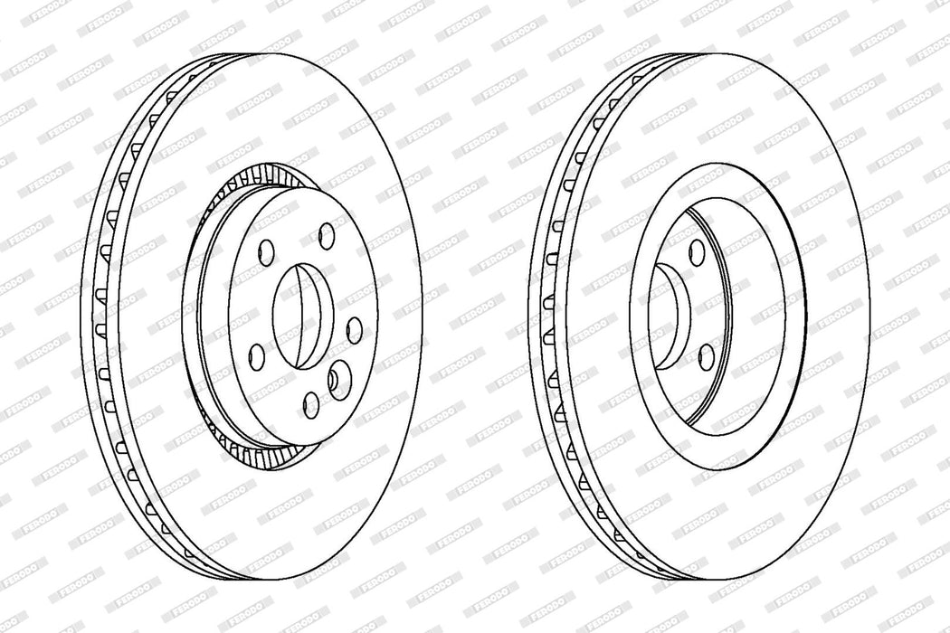 Ferodo Brake Disc DDF1607 HSB Trading