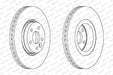 Ferodo Brake Disc DDF1607 HSB Trading