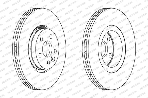 Ferodo Brake Disc DDF1607 HSB Trading