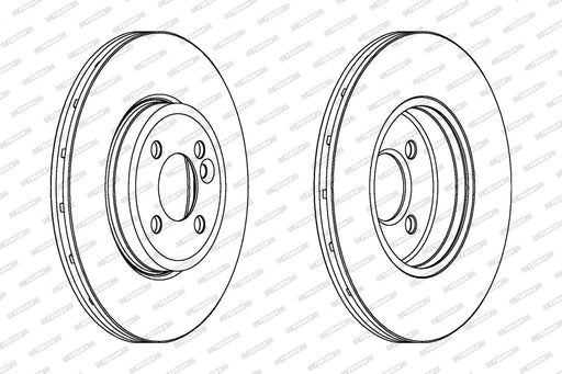 Ferodo Brake Disc DDF1711 HSB Trading