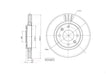 Motopart Brake Disc MVD4833 Motopart
