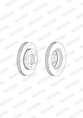 Ferodo Brake Disc DDF2296 HSB Trading