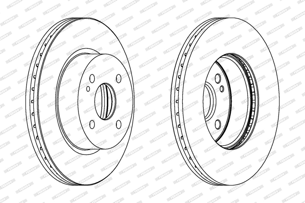 Ferodo Brake Disc DDF1738 HSB Trading