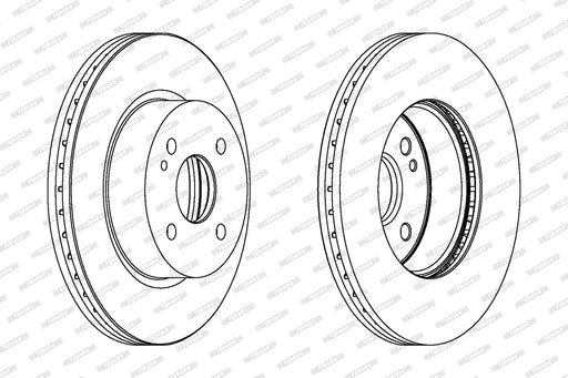 Ferodo Brake Disc DDF1738 HSB Trading
