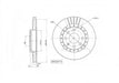 Motopart Brake Disc MVD4771 Motopart