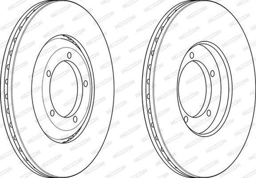 Ferodo Brake Disc DDF2578 HSB Trading