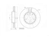 Motopart Brake Disc MVD4641 Motopart