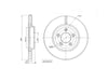 Motopart Brake Disc MVD4520 Motopart