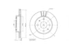 Motopart Brake Disc MVD4427 Motopart