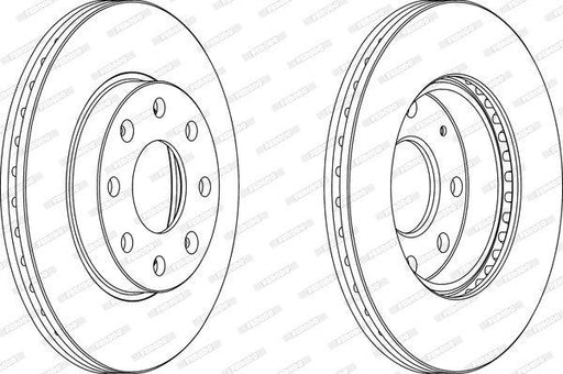 Ferodo Brake Disc DDF2336 HSB Trading