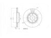 Motopart Brake Disc MVD4715 Motopart