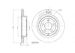 Motopart Brake Disc MVD4788 Motopart