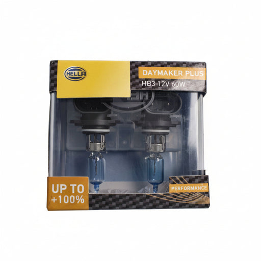 HELLA HB3 9005 DAYMAKER +100 SET Light Bulb - HELLA automotive light bulb