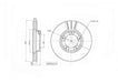 Motopart Brake Disc MVD5103 Motopart