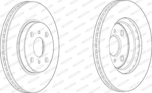 Ferodo Brake Disc DDF2572 HSB Trading
