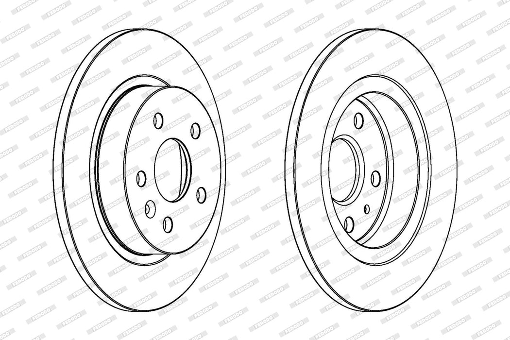 Ferodo Brake Disc DDF1872 HSB Trading