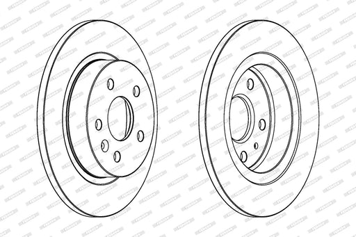 Ferodo Brake Disc DDF1872 HSB Trading