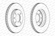 Ferodo Brake Disc DDF175 HSB Trading