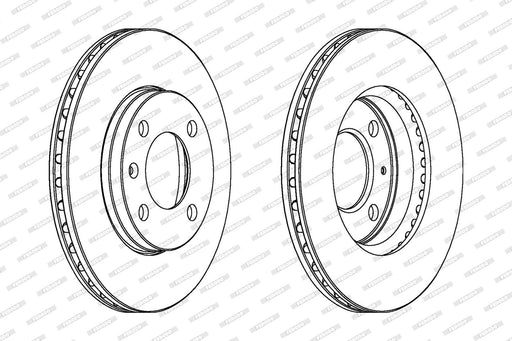 Ferodo Brake Disc DDF175 HSB Trading
