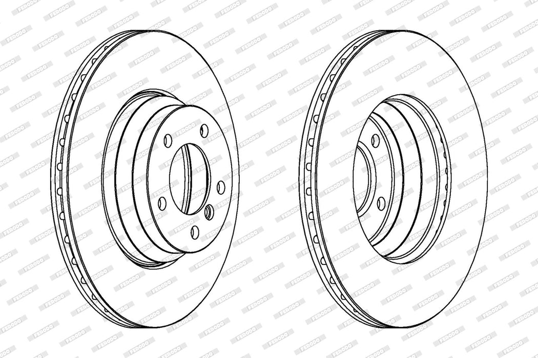 Ferodo Brake Disc DDF1535 HSB Trading