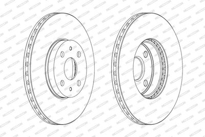 Ferodo Brake Disc DDF1780C HSB Trading