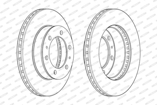 Ferodo Brake Disc DDF1783 HSB Trading
