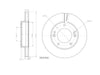 Motopart Brake Disc MVD4506 Motopart