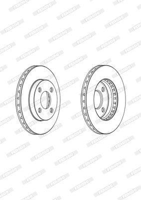 Ferodo Brake Disc DDF2368 HSB Trading