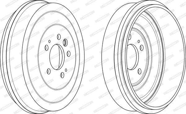 Ferodo Brake Disc FDR329827 HSB Trading