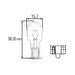HELLA 12V 16W W2,1X9.5D W16W Light Bulb - HELLA automotive light bulb
