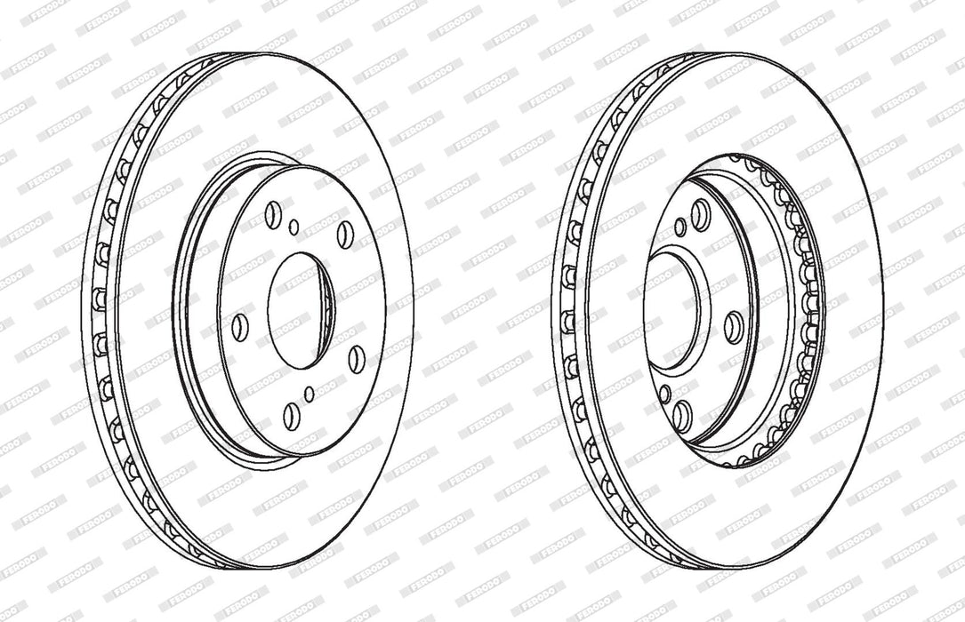 Ferodo Brake Disc DDF1789 HSB Trading