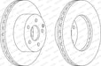 Ferodo Brake Disc DDF1917 HSB Trading