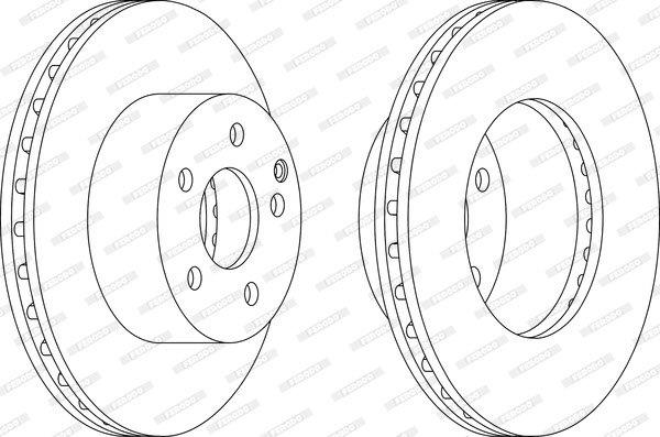 Ferodo Brake Disc DDF1917 HSB Trading
