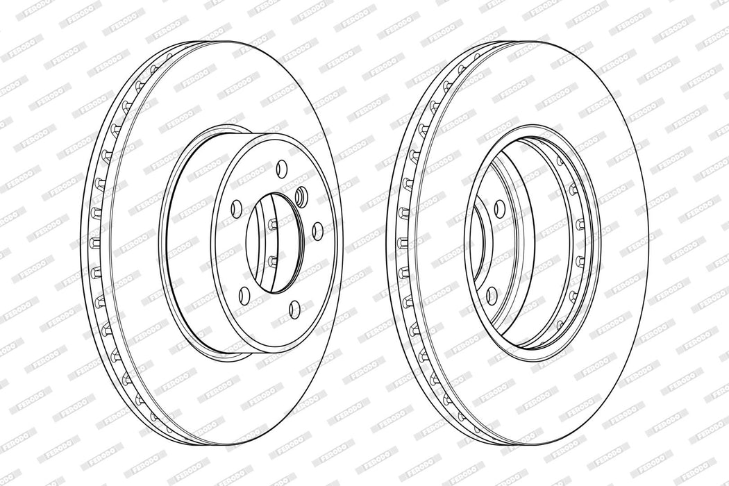 Ferodo Brake Disc DDF1242 HSB Trading
