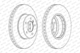 Ferodo Brake Disc DDF1242 HSB Trading