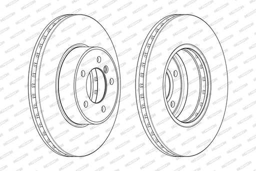 Ferodo Brake Disc DDF1242 HSB Trading