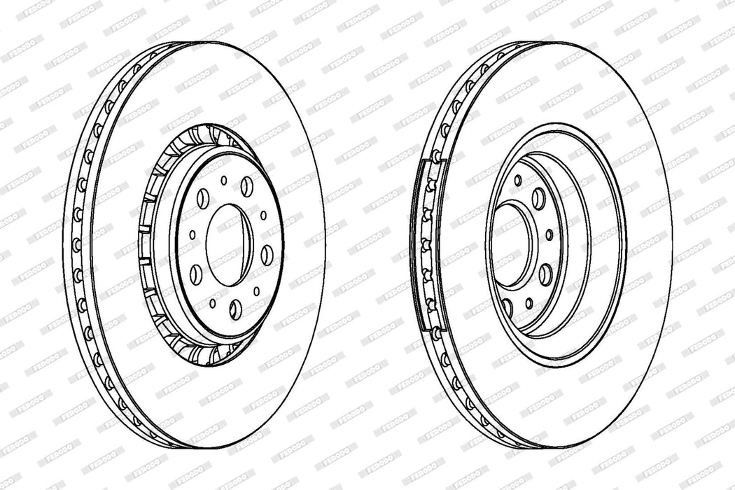 Ferodo Brake Disc DDF1371 HSB Trading