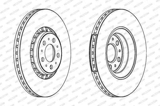 Ferodo Brake Disc DDF1371 HSB Trading
