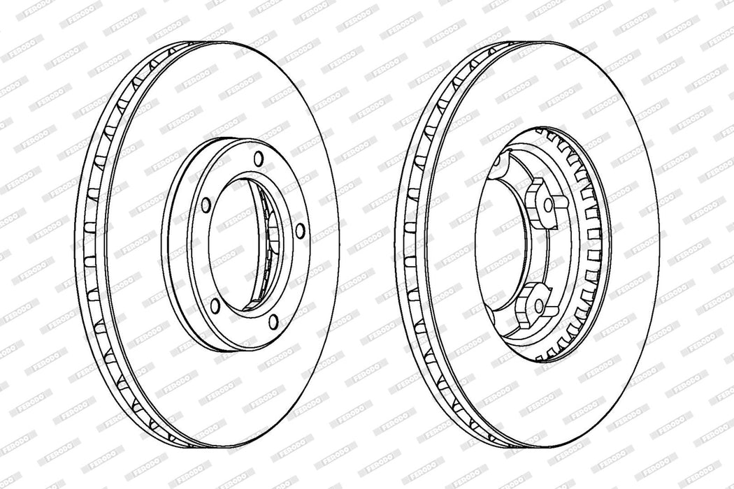 Ferodo Brake Disc DDF416 HSB Trading